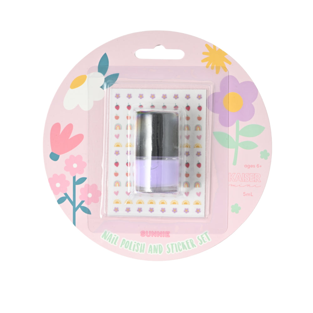Sunnie Series Nail Polish & Sticker Set - BLOOM